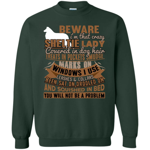 Coolest Sheltie Lady T Shirt, I Am A Dog Lover Sweatshirt