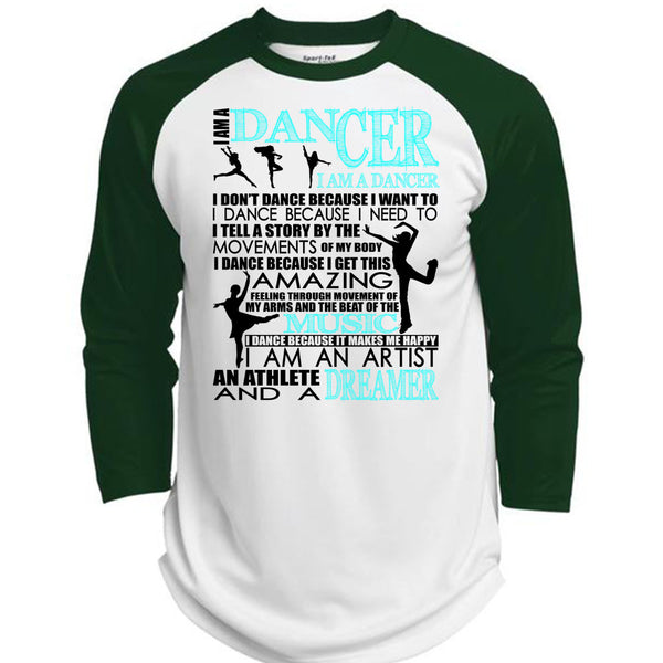 I Am A Dancer T Shirt, Being A Dancer T Shirt, Awesome T-Shirts  (Polyester Game Baseball Jersey)