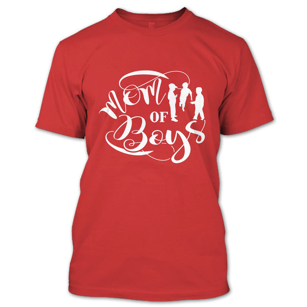 Mom Of Boys T Shirt, Coolest Mom T Shirt