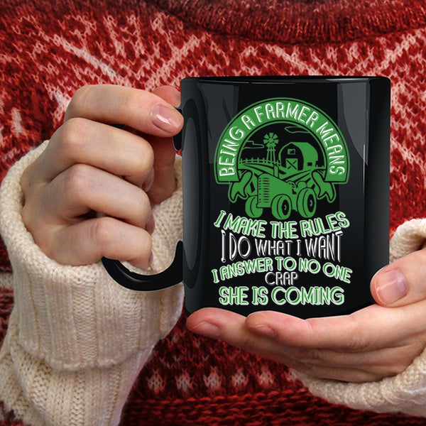 Being A Farmer Coffee Mug, Best Farmer Ever Coffee Cup