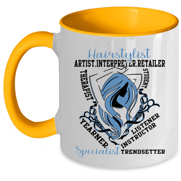 Funny Gift For Hairstylist Coffee Mug, Hairstylist Accent Mug