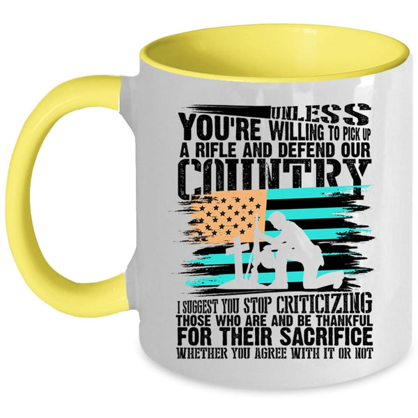 Cool Gift For Veterans Coffee Mug, Awesome Veterans Accent Mug