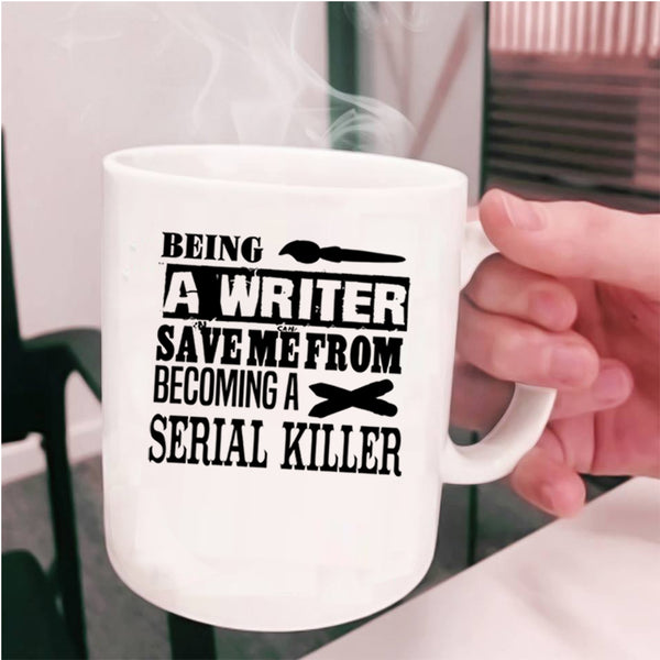 I Raise A Writer Coffee Mug, Being A Writer Cup