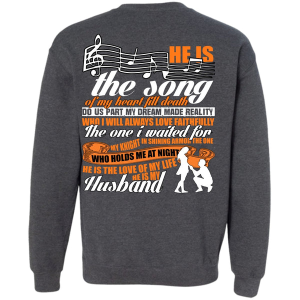 He Is My Husband T Shirt, I Love Husband Sweatshirt