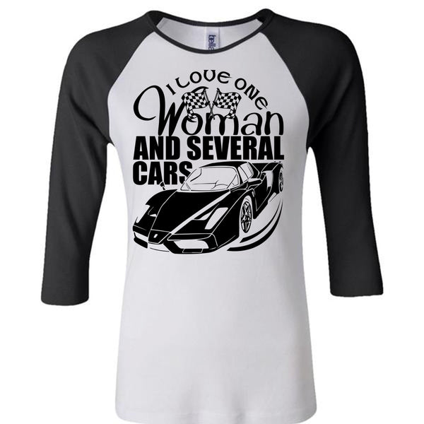 I Love One Woman And Several Cars T Shirt, I Love Car T Shirt, Awesome T-Shirts