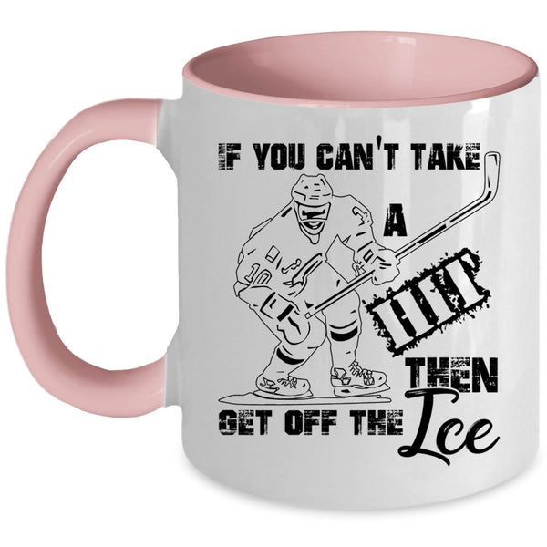 Funny Hockey Player Coffee Mug, Cool Ice Hockey Accent Mug