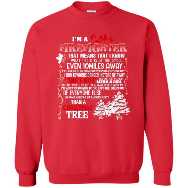 Christmas Tree T Shirt, Coolest Firefighter Sweatshirt