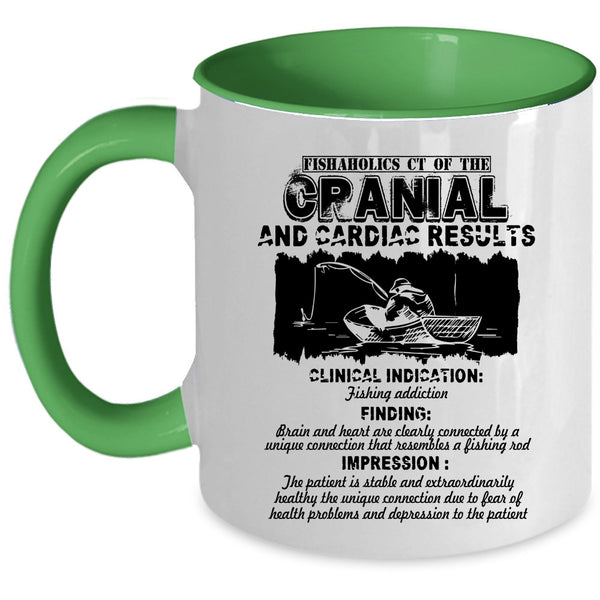 Cool Gift For Fisher Coffee Mug, Fishaholics Accent Mug