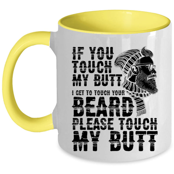 Funny Gift For My Daddy Coffee Mug, Funny Bearded Men Accent Mug
