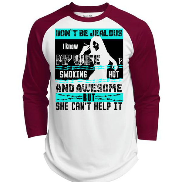 I Know My Wife T Shirt, I Love Husband T Shirt, Awesome T-Shirts  (Polyester Game Baseball Jersey)