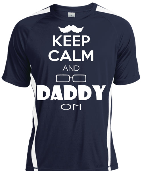 Keep Calm And Daddy On T Shirt, Father's Day T Shirt, Being A Papa T Shirt