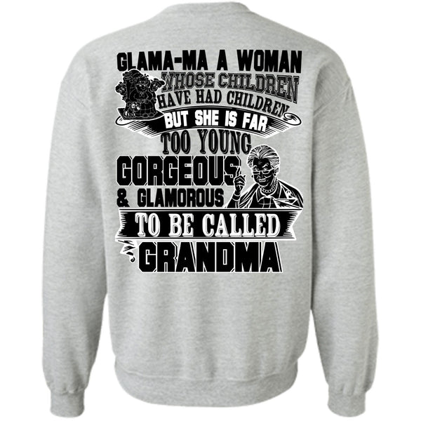 I Love Nana T Shirt, Glamorous To Be Called Grandma Sweatshirt