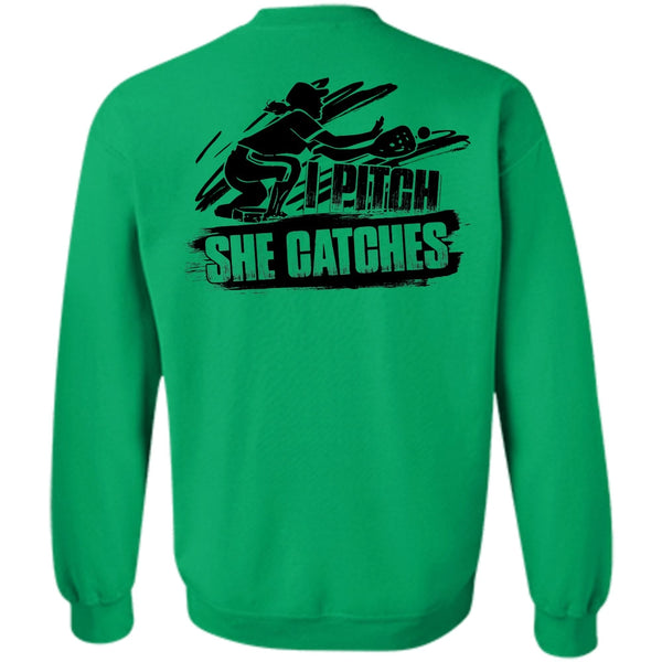 I Love Softball T Shirt, I Pitch She Catches Sweatshirt