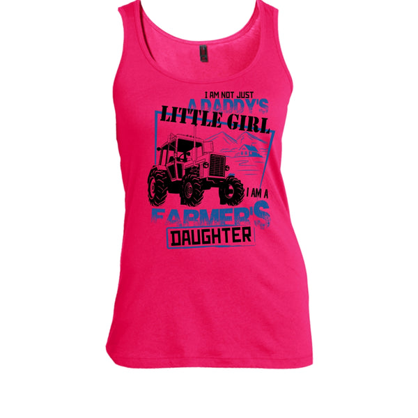 Just A Daddy's Littile Girl T Shirt, Coolest farmer's Girl Tank Top