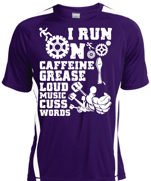 I Run On Caffeine T Shirt, Being A Mechanic T Shirt, Cool Shirt