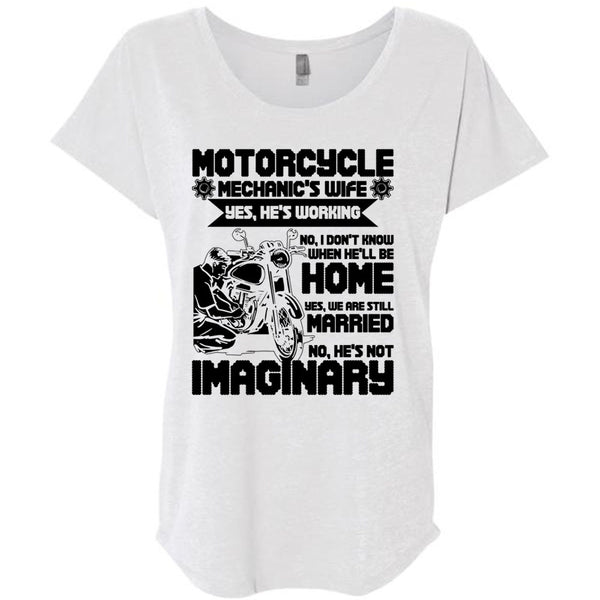 Motorcycle Mechanic's Wife T Shirt, I Love Mechanic T Shirt, Awesome T-Shirts