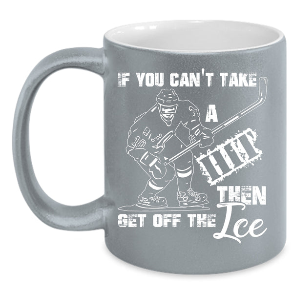 Cool Ice Hockey Coffee Mug, Funny Hockey Player Coffee Cup
