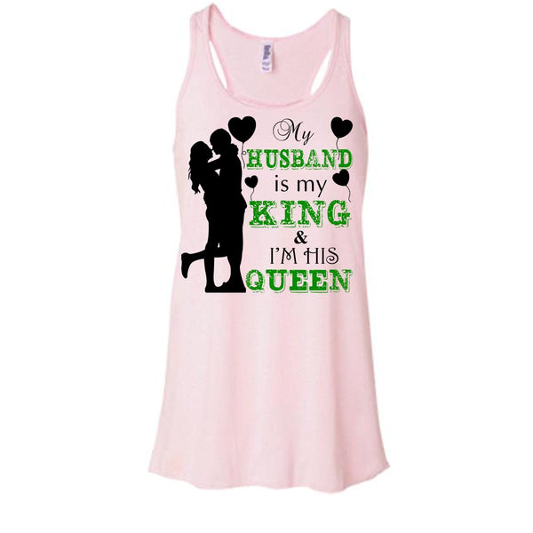 My Husband Is My King T Shirt, Gift For Wife T Shirt, Awesome t-shirts