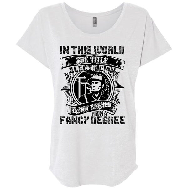 In This World The Title Electrician T Shirt, I Love Electrician T Shirt, Awesome T-Shirts