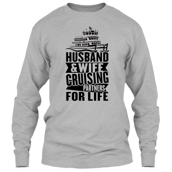 Husband & Wife T Shirt, Coolest Cruising Partners T Shirt