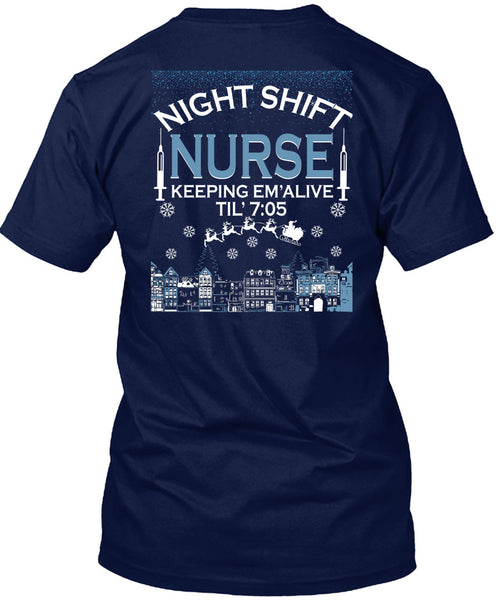 Night Shift Nurse Keeping T Shirt, This Girl Loves Christmas T Shirt