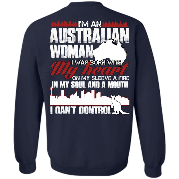 I Can't Control T Shirt, I Love Australian Sweatshirt