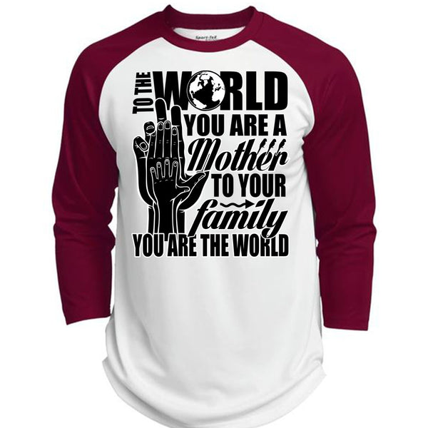 You Are A Mother To Your Family T Shirt, I Love Nanny T Shirt, Awesome T-Shirts  (Polyester Game Baseball Jersey)