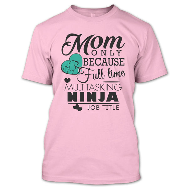 A black t-shirt with the shopify logo