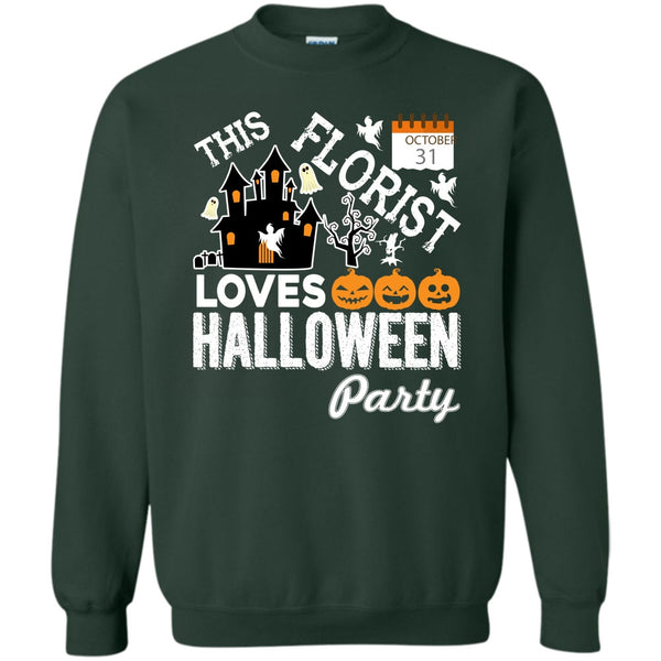This Florist Love Halloween Party T Shirt, Cool Florist Sweatshirt