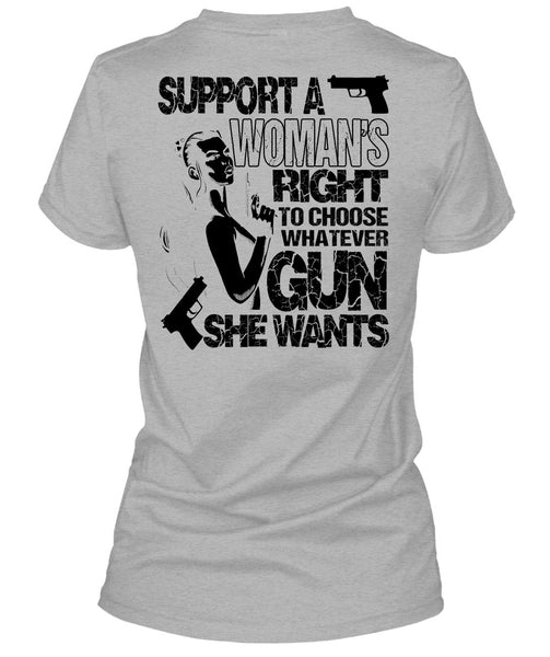 Choose Whatever Gun T Shirt, I Love Gunner T Shirt