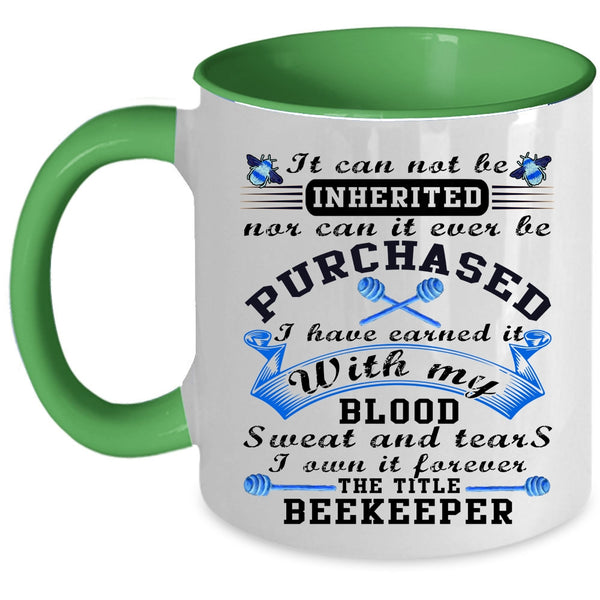 Best Beekeeper Coffee Mug, The Title Beekeeper Accent Mug