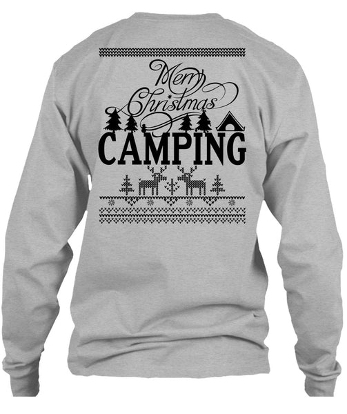 Merry Christmas Camping T Shirt, I Love Camping T Shirt