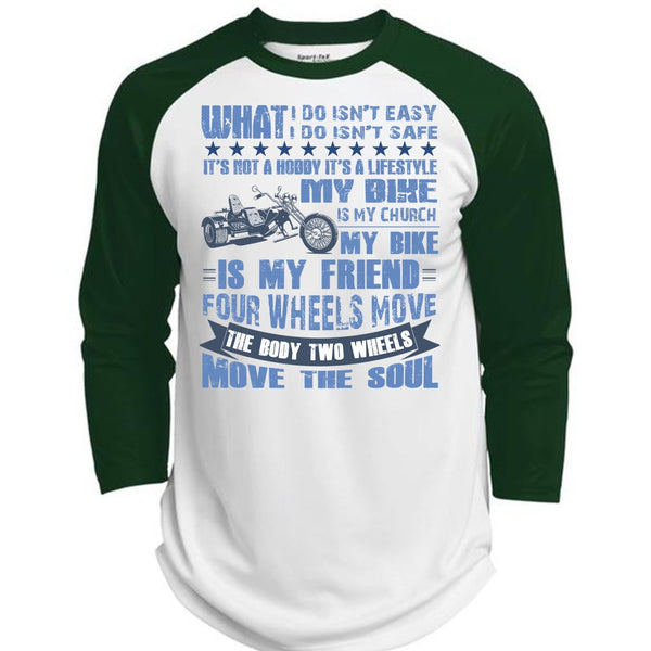 It's A Lifestyle My Bike T Shirt, I Love Biking T Shirt, Awesome T-Shirts  (Polyester Game Baseball Jersey)