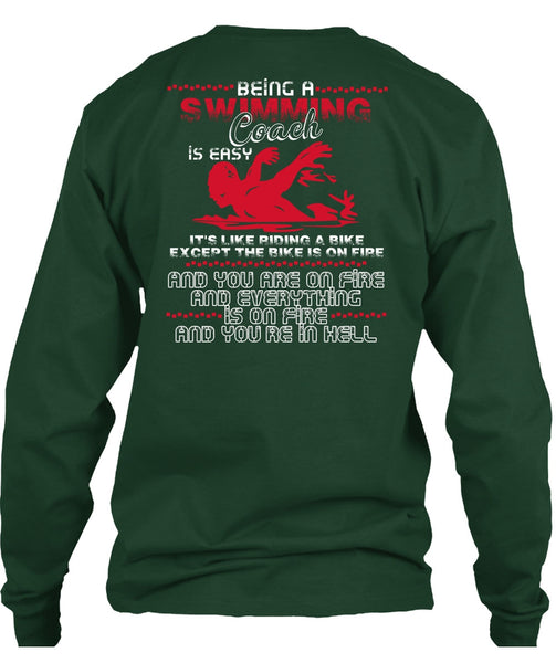Being A Swimming Coach T Shirt, You're In Hell T Shirt