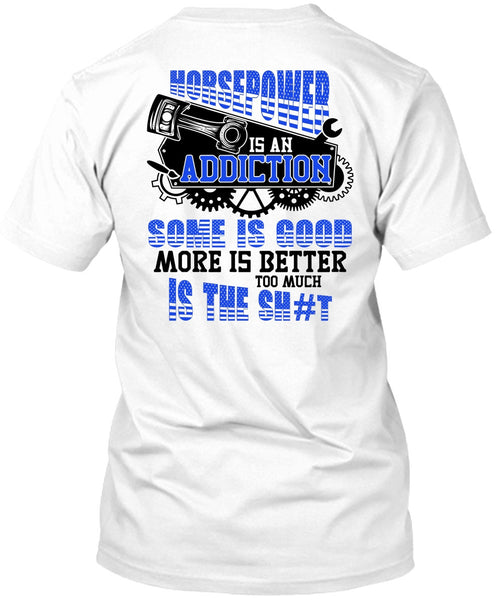 A black t-shirt with the shopify logo