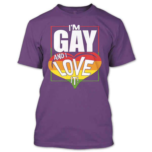 I'm Gay And I Love It T Shirt, Coolest Gay T Shirt