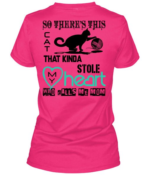 This Cat That Kinda Stole My Heart T Shirt, I Love My Cat T Shirt