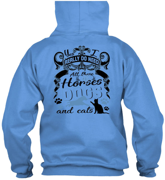 All These Horses Dogs And Cats T Shirt, I Love Equestrian T Shirt