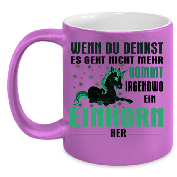 Gift For My Daughter Coffee Mug, Cute Unicorn Accent Mug