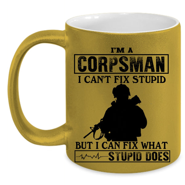 Cool Gift For Corpsman Coffee Mug, I'm A Corpsman Accent Mug