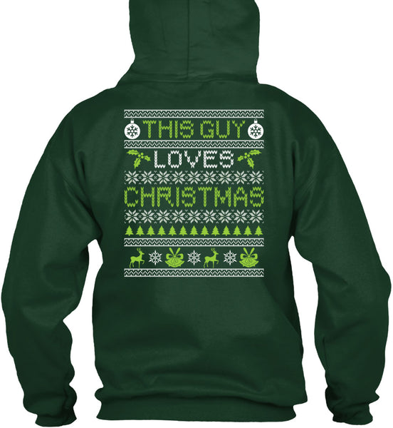This Guy Loves Christmas T Shirt, Funny Winter T Shirt