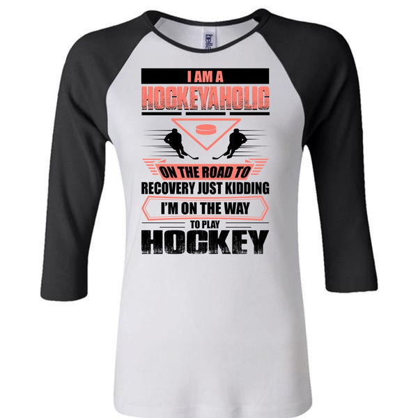 I Am A Hockeyaholic T Shirt, I Love Hockey T Shirt, Awesome T-Shirts