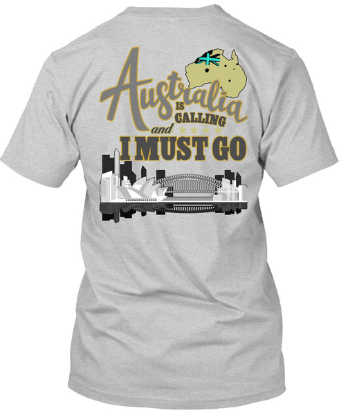 Australia Is Calling T Shirt, I Love Australia T Shirt