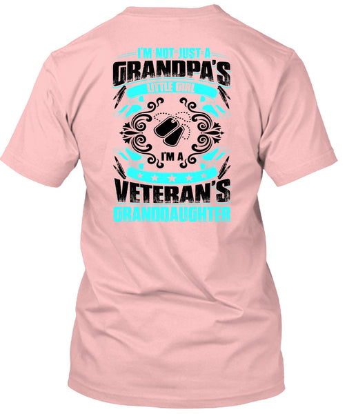 Grandpa's Little Girl T Shirt, I Love Veteran T Shirt