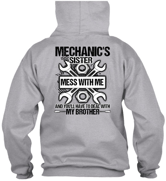 Mechanic's Sister T Shirt, I Love Mechanic T Shirt