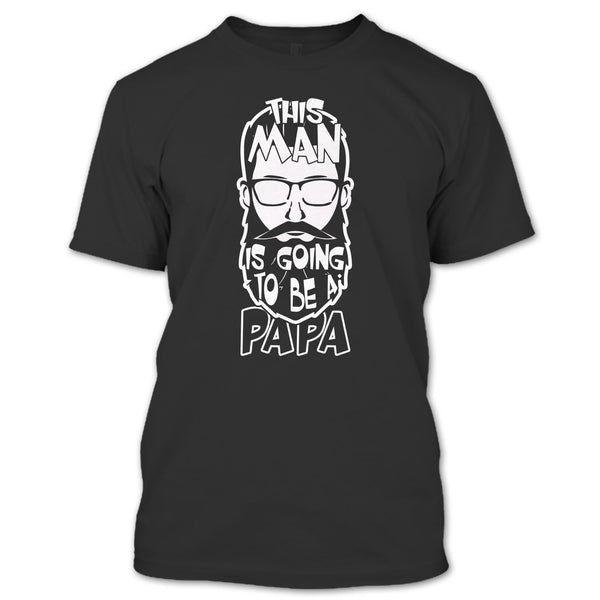 A black t-shirt with the shopify logo