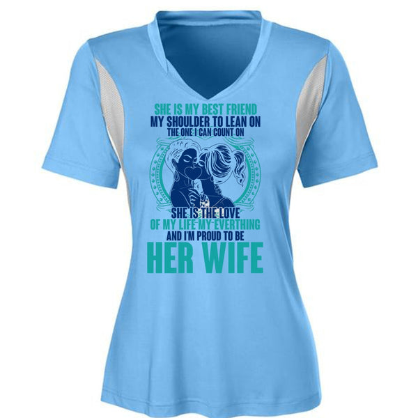 I'm Proud To Be Her Wife T Shirt, I Love Wife T Shirt, Awesome T-Shirts