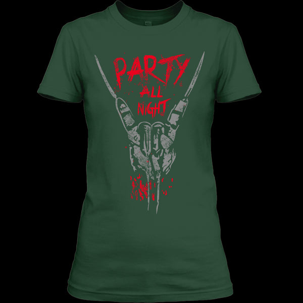 A black t-shirt with the shopify logo