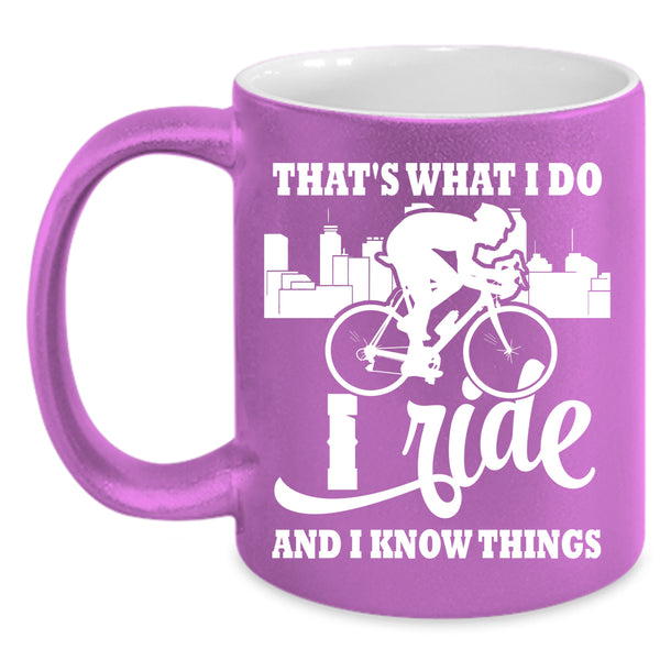 I Ride Coffee Mug, I Love Riding Coffee Cup