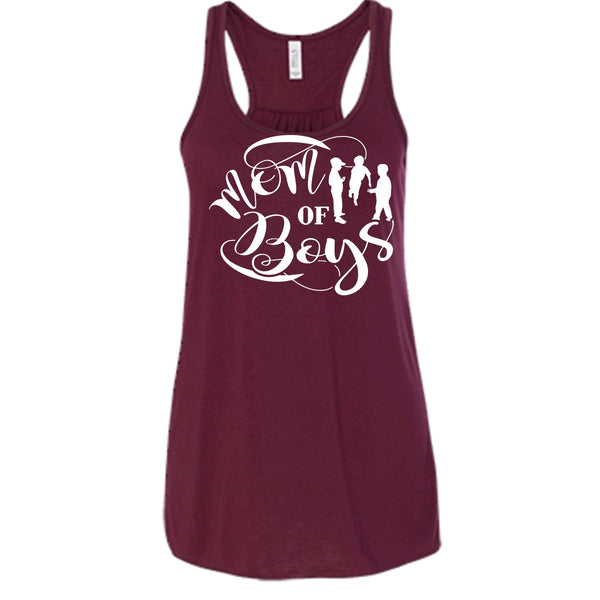 Mom Of Boys T Shirt, Coolest Mom Tank Top